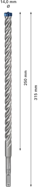 Wiertło Bosch Expert SDS Plus 14 x 315 mm (2608900122) - obraz 3