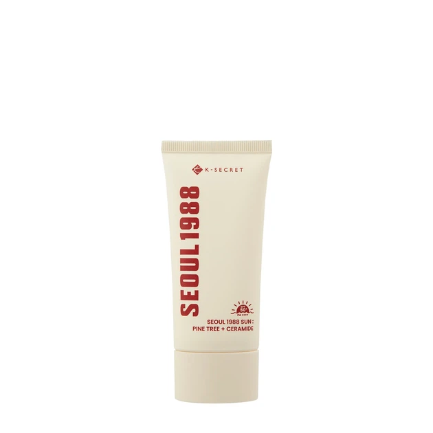 Зволожувальний сонцезахисний крем для обличчя K-SECRET - SEOUL 1988 Sun : Pine Tree + Ceramide 50+ PA++++ 50ml - зображення 3