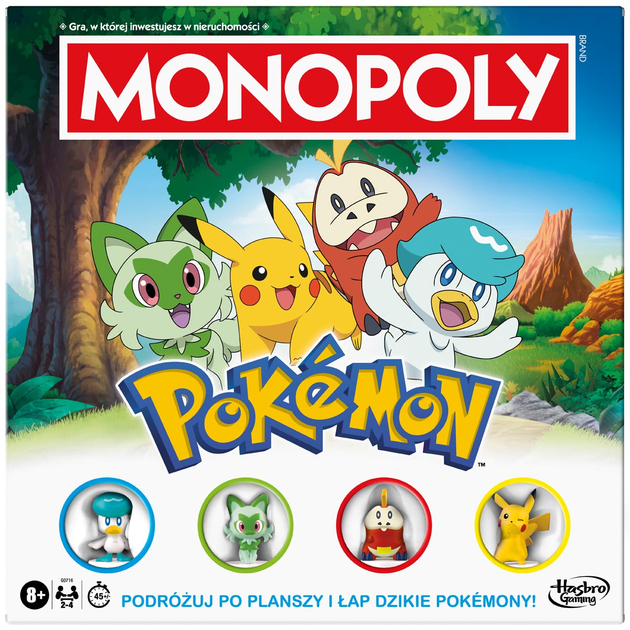 Gra planszowa Hasbro Monopoly Pokémon (edycja polska ) (5010996298652) - obraz 6