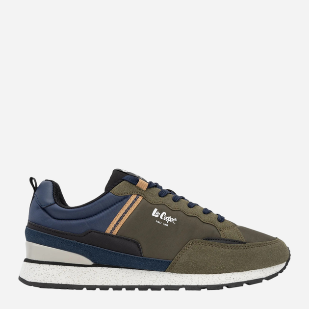 Sneakersy męskie Lee Cooper LCW-25-03-3383M 42 28 cm Khaki - obraz 1