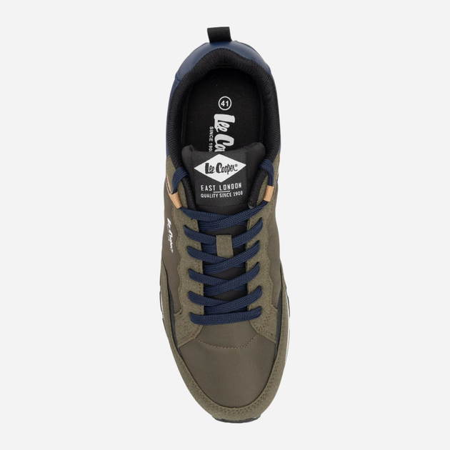 Чоловічі снікери Lee Cooper LCW-25-03-3383M 44 29.3 см Хакі (5904292177356) - зображення 5