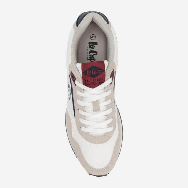 Чоловічі снікери Lee Cooper LCW-25-03-3388M 45 30 см Білі (5904292177714) - зображення 5