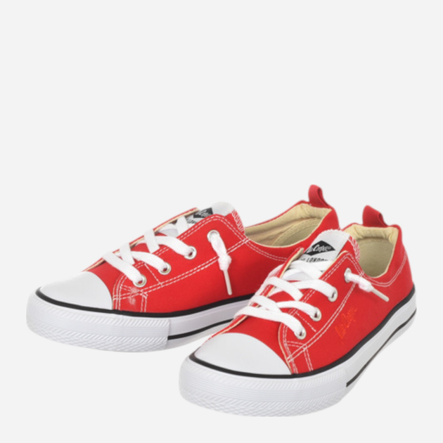 Жіночі кеди низькі Lee Cooper LCW-25-02-3298L 41 26.8 см Червоні (5904292159000) - зображення 3