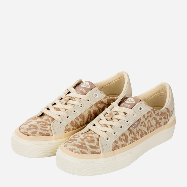 Жіночі кеди низькі Lee Cooper LCW-25-02-3330L 41 26.8 см Бежеві (5904292163465) - зображення 4