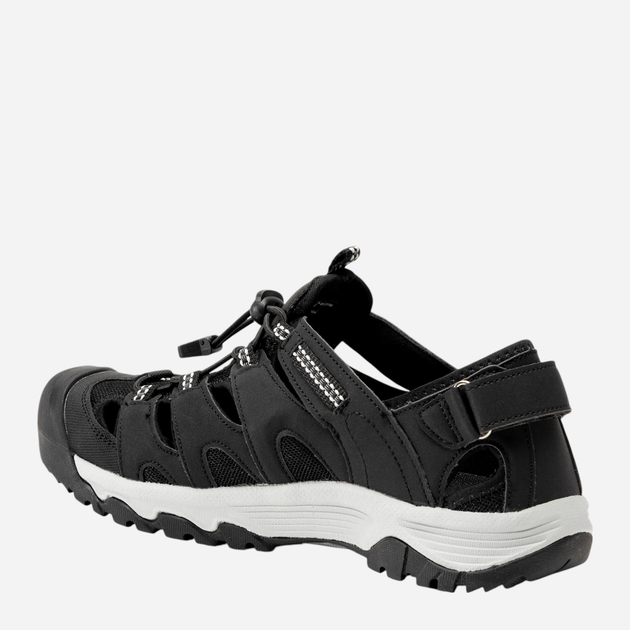 Sansdały męskie trekkingowe z zakrytymi palcami Lee Cooper LCW-24-03-2311M 46 30.7 cm Czarne - obraz 3
