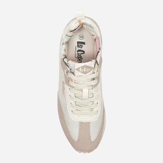 Жіночі снікери Lee Cooper LCW-25-03-3376L 40 26.7 см Бежеві (5904292173488) - зображення 4