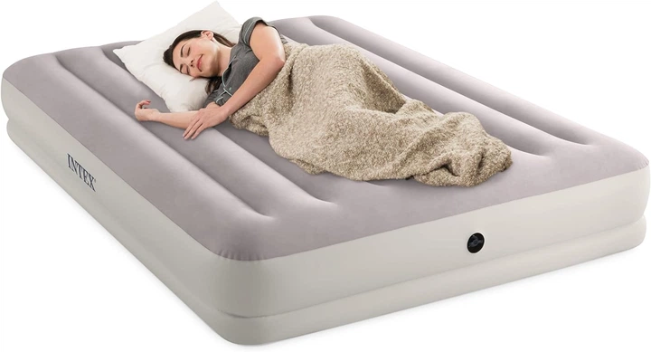 Двухместный надувной матрас Intex 152х203х30см + насос (64179) - изображение 2