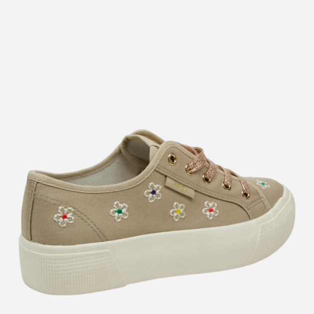 Trampki damskie materiałowe do kostki na platformie Lee Cooper LCW-25-08-3645L 41 27 cm Beżowe - obraz 4