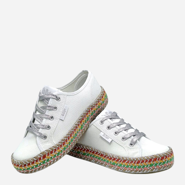 Жіночі кеди низькі Lee Cooper LCW-25-08-3650L 37 24.5 см Білі (5904292187782) - зображення 5