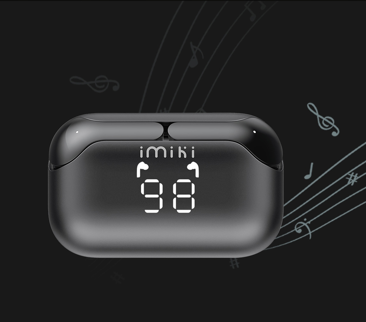 Słuchawki iMiki T12 Black (6973626300035) - obraz 7