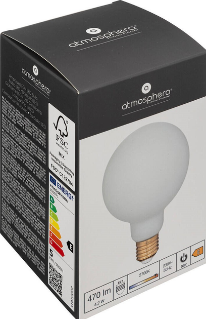 Duża żarówka LED ozdobna Atmosphera Opaline (3560232732812) - obraz 3