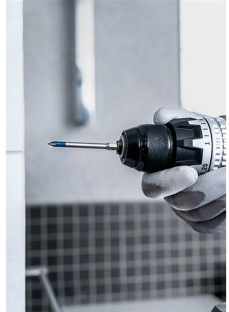 Набір свердел Bosch Expert HEX-9 HardCeramic 6 x 90 мм 5 шт. (2608900599) - зображення 3