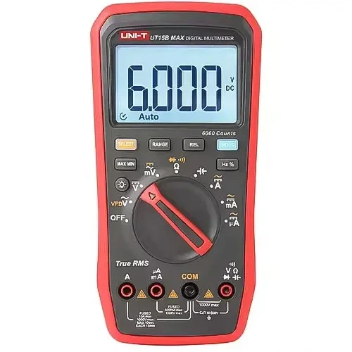 Цифровий мультиметр UNI-T UT-15B MAX - Фото 1 Цифровий мультиметр UNI-T UT-15B MAX - зображення 1