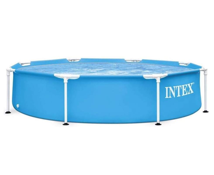 Великий каркасний басейн Intex 28205 Metal Frame 244х51 см, об`єм води 1828 л - изображение 3