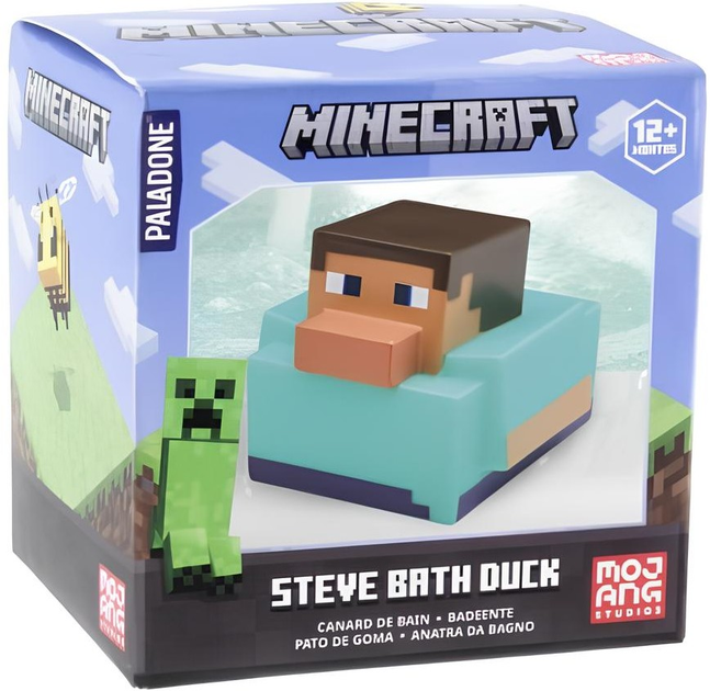 Kaczka do kąpieli Paladone Minecraft Steve (5055964797966) - obraz 3