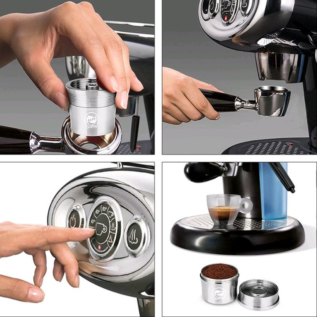 Капсула многоразовая металлическая для кофеварки ILLY Classic, ICafilas, Илли кофе - изображение 4