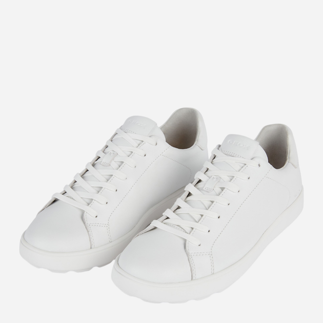 Buty sportowe męskie Geox geou45gpc00085c1000 41 Białe (8056206498501) - obraz 3