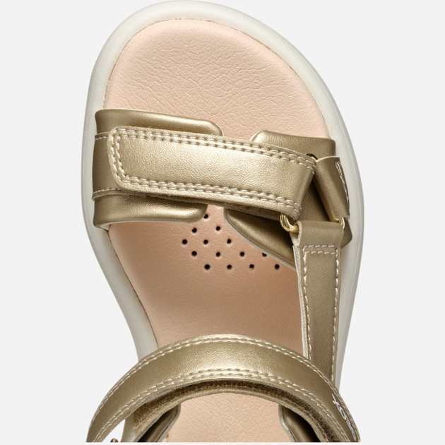 Підліткові сандалії для дівчинки Geox J Sandal Puffypop Gi J55MSC000BC-C2012 35 Золотисті (8058192244629) - зображення 10