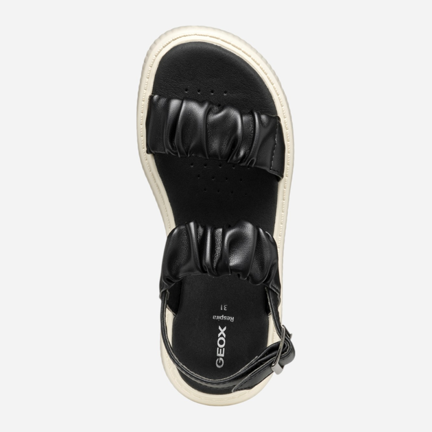 Підліткові сандалії для дівчинки Geox J Sandal Kodette Gir J55DBB000BC-C9999 39 Чорні (8058192266355) - зображення 8