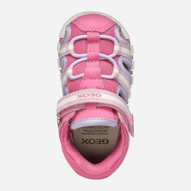 Дитячі сандалії для дівчинки Geox B Sandal Iupidoo Gir B5517D05014-C8F8R 25 Рожеві (8058192241260) - зображення 8