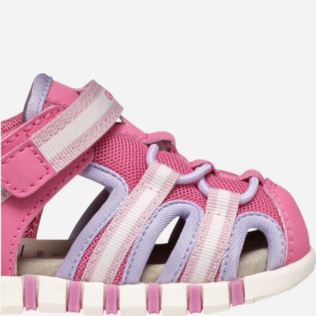 Дитячі сандалії для дівчинки Geox B Sandal Iupidoo Gir B5517D05014-C8F8R 26 Рожеві (8058192241277) - зображення 10