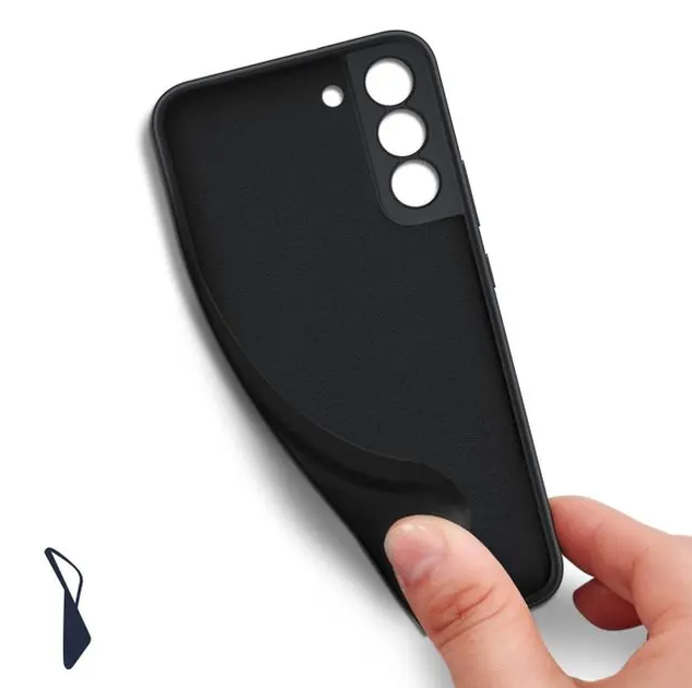 Чехол-бампер Silicone cover с микрофиброй для Samsung Galaxy S21 (SM-G991B) - Фото 2 Чехол-бампер Silicone cover с микрофиброй для Samsung Galaxy S21 (SM-G991B) - изображение 2
