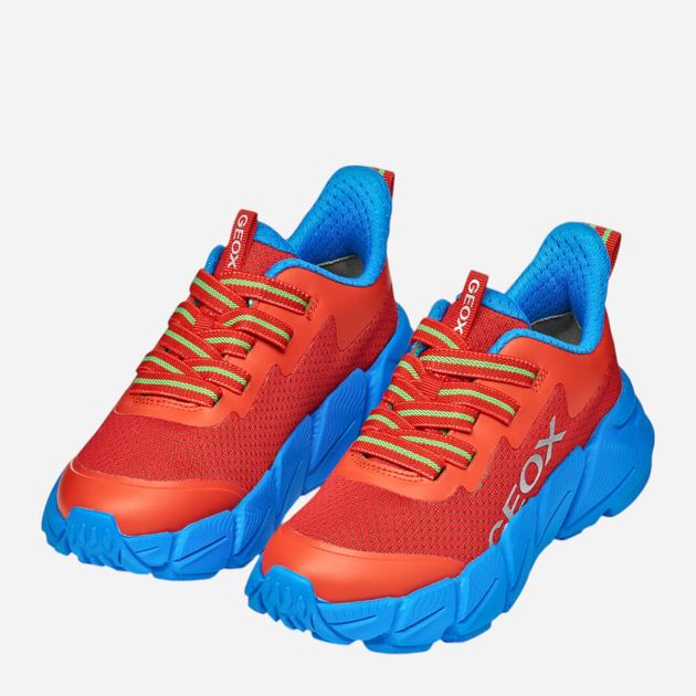 Buty sportowe chłopięce Geox J Flexyper Fast Boy J46N1A0149J-C0540 31 Czerwone (8058192145018) - obraz 5