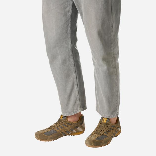 Buty sportowe męskie Geox U Snake Original U55MNA02214-C6404 45 Khaki (8058192170430) - obraz 2