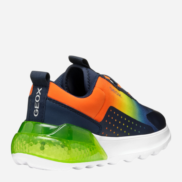 Buty sportowe chłopięce świecące Geox J Activart Illuminus J45LYA02A9J-C0749 28 Granatowe (8058192249501) - obraz 7