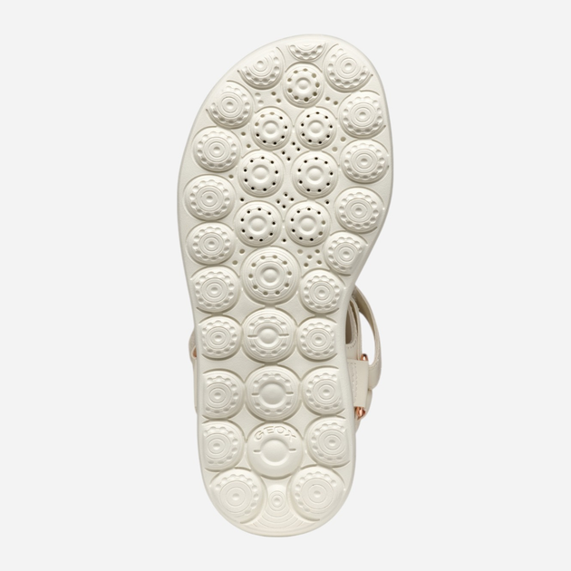 Sandały młodzieżowe dla dziewczynki Geox J Sandal Puffypop Gi J55MSC000BC-C1058 38 Białe (8058192244544) - obraz 9