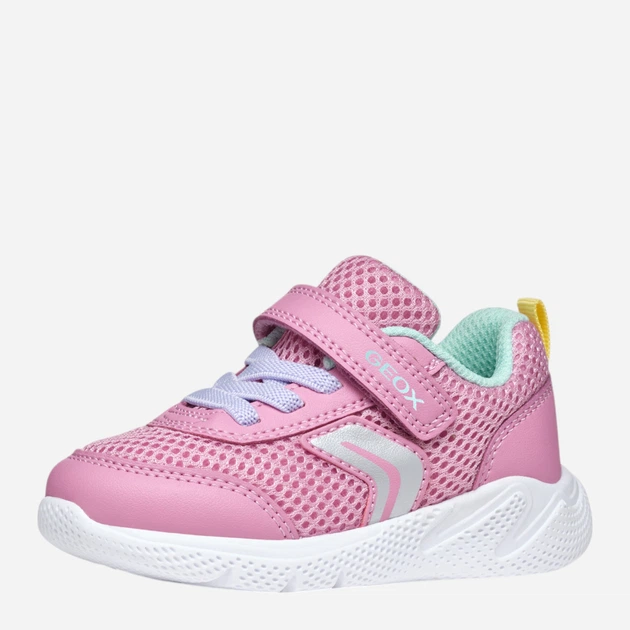 Дитячі кросівки для дівчинки Geox B Sprintye Girl B454TD01454-CE83B 27 Рожеві (8058192160523) - зображення 3