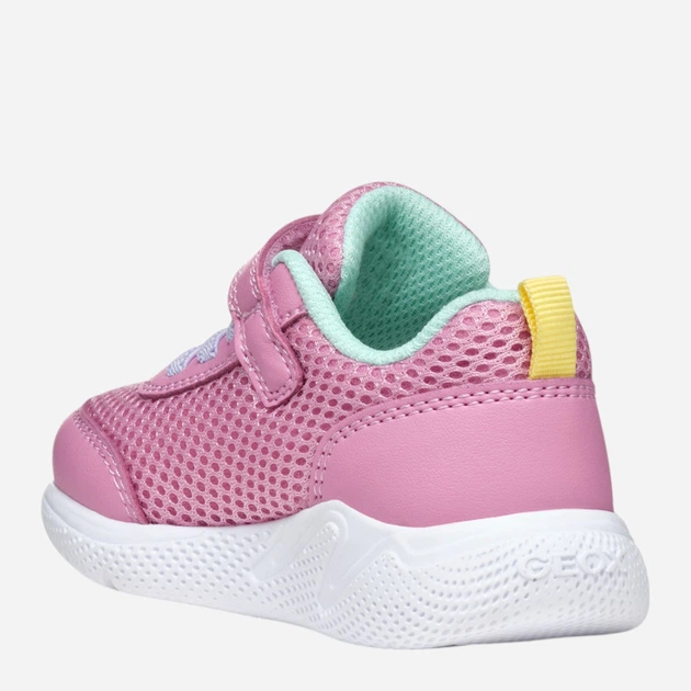 Дитячі кросівки для дівчинки Geox B Sprintye Girl B454TD01454-CE83B 22 Рожеві (8058192160479) - зображення 6