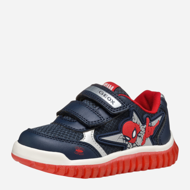 Sneakersy chłopięce na rzepy Geox B Lightyloo Boy B555ZB0BC14-C0735 25 Granatowe (8058192275401) - obraz 3