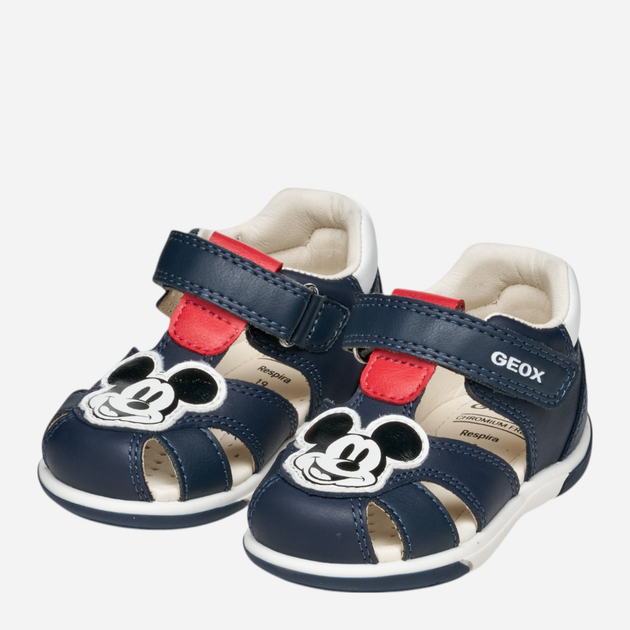 Sandały chłopięce skórzane Geox B Sandal Zapito Boy B556ED08554-C0735 26 Granatowe (8058192265167) - obraz 5