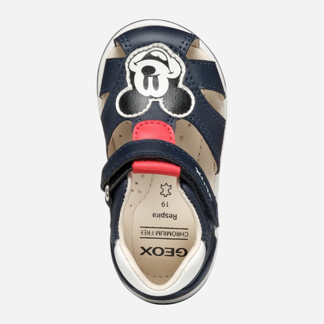 Sandały chłopięce skórzane Geox B Sandal Zapito Boy B556ED08554-C0735 22 Granatowe (8058192265129) - obraz 8