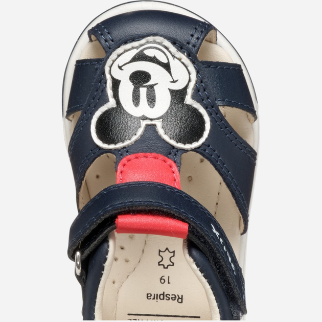Sandały chłopięce skórzane Geox B Sandal Zapito Boy B556ED08554-C0735 25 Granatowe (8058192265150) - obraz 10