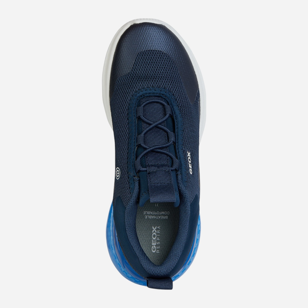 Buty sportowe chłopięce za kostkę Geox J Activart Illuminus J45LYA0149J-C4002 33 Granatowe (8056206584808) - obraz 6