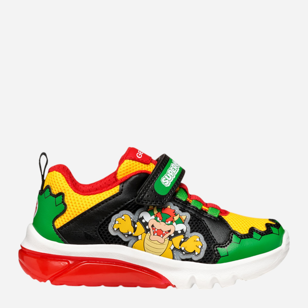 Sneakersy chłopięce na rzepy Geox J Ciberdron Boy J55LBE01454-C3221 28 Wielobarwne (8058192253775) - obraz 1