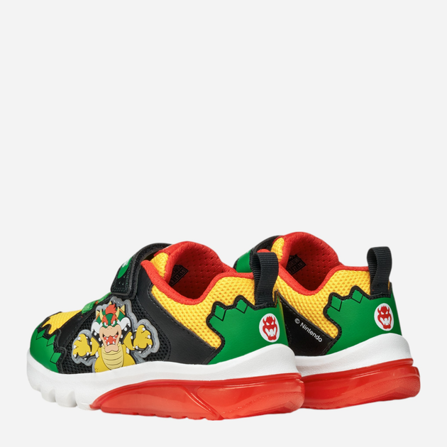 Sneakersy chłopięce na rzepy Geox J Ciberdron Boy J55LBE01454-C3221 31 Wielobarwne (8058192253805) - obraz 4
