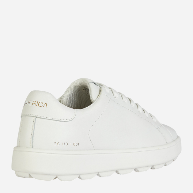 Жіночі кеди низькі Geox D Spherica Ecub-1 D45WEB00085-C1000 41 Білі (8056206498235) - зображення 5