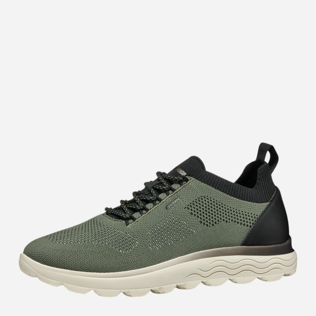 Buty sportowe męskie Geox U Spherica U55BYE0009T-C0450 46 Zielone (8058192164910) - obraz 4