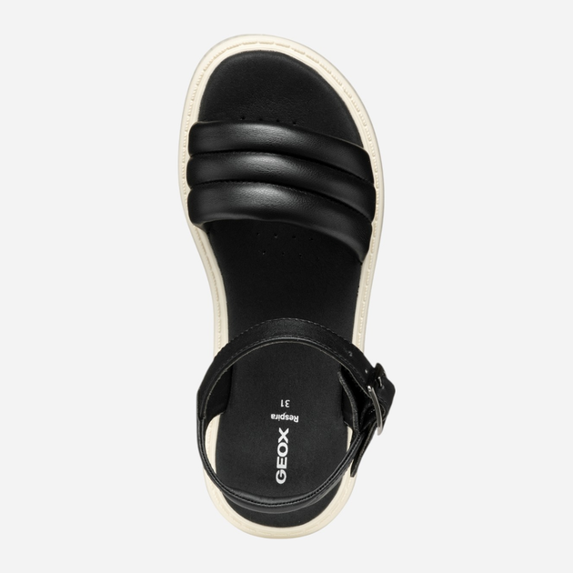 Дитячі сандалії для дівчинки Geox J Sandal Kodette Gir J55DBA000BC-C9999 34 Чорні (8058192266140) - зображення 8