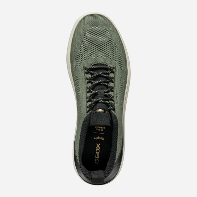Buty sportowe męskie Geox U Spherica U55BYE0009T-C0450 41 Zielone (8058192164873) - obraz 9
