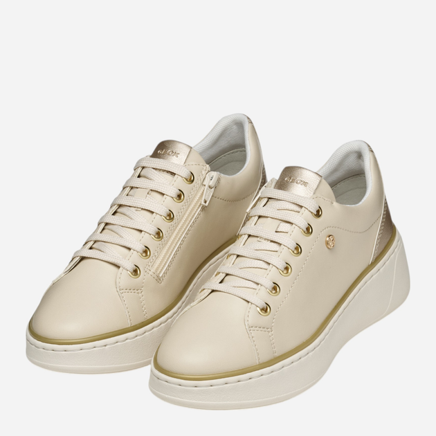 Sneakersy damskie Geox D Sunnetty D55YHA054AJ-C1S2L 38 Beżowe (8058192263590) - obraz 6