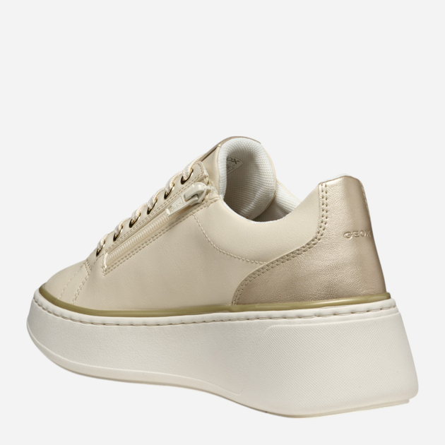 Sneakersy damskie Geox D Sunnetty D55YHA054AJ-C1S2L 38 Beżowe (8058192263590) - obraz 7