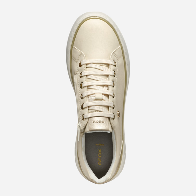 Sneakersy damskie Geox D Sunnetty D55YHA054AJ-C1S2L 38 Beżowe (8058192263590) - obraz 9