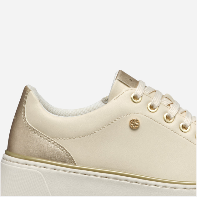 Sneakersy damskie Geox D Sunnetty D55YHA054AJ-C1S2L 38 Beżowe (8058192263590) - obraz 11