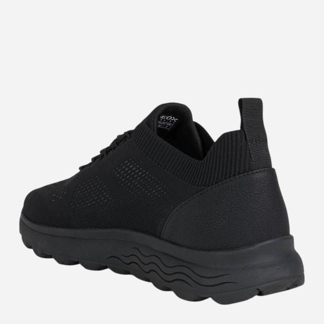 Buty sportowe męskie Geox U Spherica U15BYA0006K-C9997 43 Czarne (8050036301321) - obraz 4