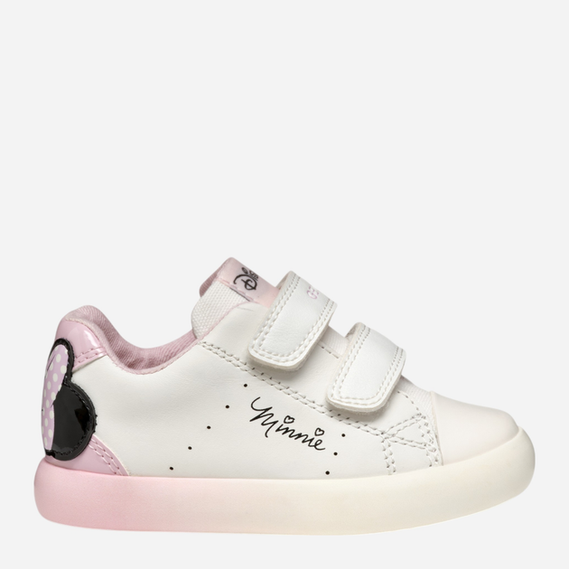 Trampki dziecięce dla dziewczynki na rzepy Geox B Gisli Girl B551MD08502-C0406 24 Białe (8058192274114) - obraz 1