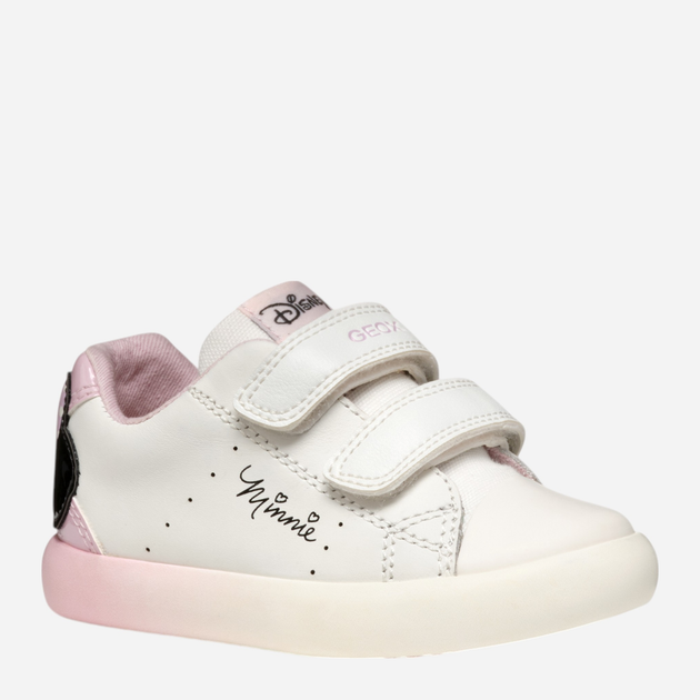 Trampki dziecięce dla dziewczynki na rzepy Geox B Gisli Girl B551MD08502-C0406 23 Białe (8058192274107) - obraz 2